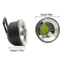 2PCS Luz De Niebla Frontal Alta Potencia COB Para Motocicleta Luz De Día Brillante Faro Delantero Automóvil Venta Por Lote - details 3