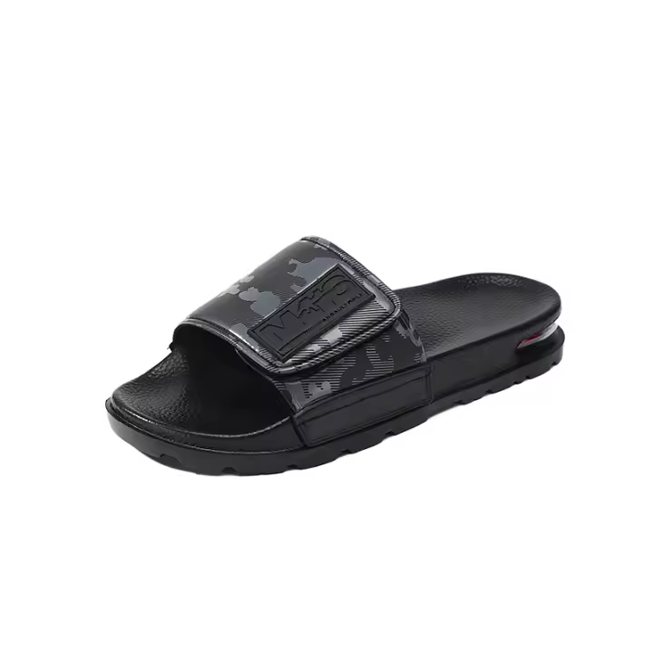 Zapatillas De Verano Para Hombre Suaves Y Cómodas Con Velcro Air Cushion Zapatos Casuales De Un Término Para Interior - 1