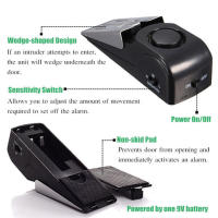 Alarma De Seguridad Anti-Robo Con Protección 125dB Larga Duración Wedge-Shaped Puerta Anteojos Sistema De Alarma De Emergencia Para El Hogar - details 10
