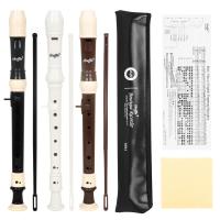 SHUFFLE Clarinete Recorder Barroco Con 8 Agujeros ABS Flauta Soprano Vertical Para Principiantes Instrumento De Viento Musical Regalo - details 0