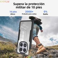 Funda De Teléfono 360 Doble Lado Protección Completa Para Redmi Note 15 14 13 12 11 Pro/+ Nota 15 14 13 12 11 Transparente Y Delgada - details 2