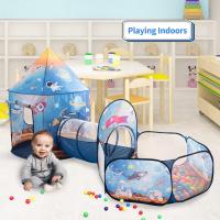 Kids Play Tent, túnel de bebé y bola Pit Kids Pop-up Tent adecuado para uso en interiores y exteriores para niños y niñas (Space Rocket) - details 6
