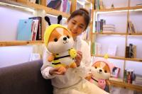 Muñeco De Peluche De 25cm Squirrel Shiba Inu Perro Corgi Cojín Suave Para Niños Regalo De Navidad Kawaii Valentin - details 22