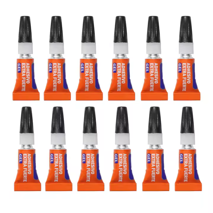 Geshop 12 Super Glue Gel instantáneos super glue monodosis (12 x 1g Monodosis) - 1