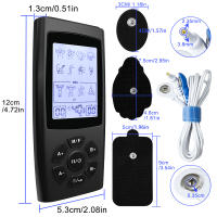 Estimulador Eléctrico De Acupuntura Tens Con 40 Niveles Y 10 Almohadillas EMS Estimulador Muscular Para Alivio Del Dolor Y Relajación - details 6
