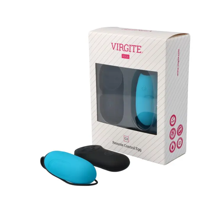 Huevo Vibrador Recargable G3 Belover Azul - Potente Vibración | Control Remoto Incluido - 1