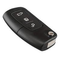 Carcasa De Llave Blank Para Coche Ford Focus Fiesta C-Max 3 Botones Flip Plegable Cubierta Para Claves Sin Programar - details 4
