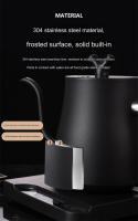 Hervidor Eléctrico De Acero Inoxidable 304 Con Calentamiento Rápido 1000W Indicador De Temperatura Para Café Y Agua - details 11
