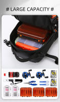 Mochila Multifuncional Para Pesca Con Soporte De Cañas Y Rodillos Bolsa De Pecho Para Exteriores Senderismo Camping Escalada Rucksack Para Hombres - details 6