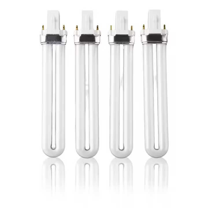 4pcs Lámparas UV Para Secado De Uñas 9W Bombillas Profesionales De Cuidado De Uñas Multifuncionales Reemplazo ZE62000 - 1