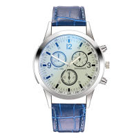 Reloj De Lujo De Cuarzo Con Dial De Acero Inoxidable Reloj Casual De Pulsera Material De Correa De Cuero Estilo Fashion & Casual - details 8
