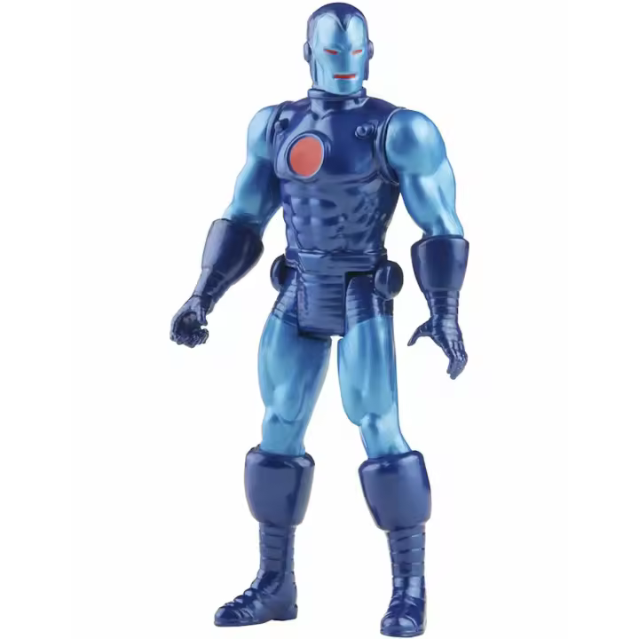 Figura hasbro iron man stealth armor 9.5 cm marvel legends retro f26685x0 - 1