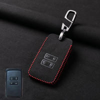 Funda De Llave De Coche En Cuero Para Renault Captur Koleos Kadjar Arkana Megane Dacia Duster Sandero Stepway Control Remoto Inteligente Fob Caso - details 5