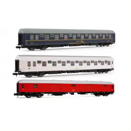 Set de coches y furgón. RENFE. - 1