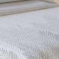 Colcha Bouti Modelo Palms Reversible Textil Blanca - details 5