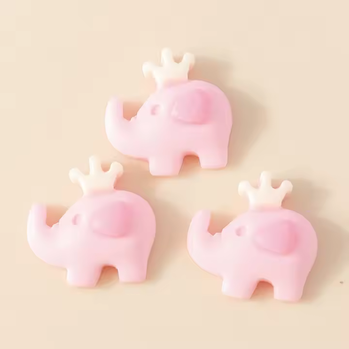 15Pcs Encantos De Corona De Resina Miniatura 19*19mm Para Manualidades Adornos Para Cabello Y Casos De Teléfono - 1
