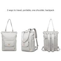 Mochila De Mujer Impermeable Estilo Coreano Con USB Para Laptop De 13-15.6 Pulgadas Mochila De Cuero Oxford De Moda Para Estudiantes - details 4