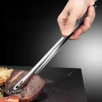 Pinzas De Asado De Acero Inoxidable 24cm/28cm Para BBQ Coreano Y Japonés Pinzas De Cocina Multifuncionales Herramientas De Jardín - details 4