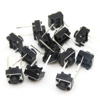100PCS Botón De Push Táctil 6X6X4.3/5/6/7MM 2PIN Micro Interruptor Para Power Switch Botón De Poder En Electrónica - details 0