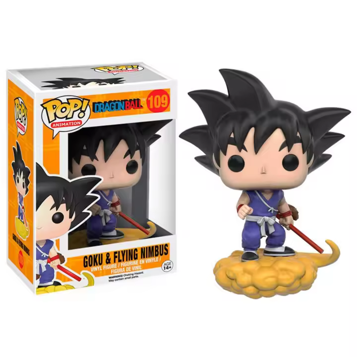 Funko POP! Animation: Dragon Ball  - Goku & Nimbus - Figuras Coleccionables - Figuras Miniaturas Coleccionables Para Exhibición - Idea De Regalo - Mercancía Oficial - Juguetes Para Niños Y Adultos - MR POPYE - 1