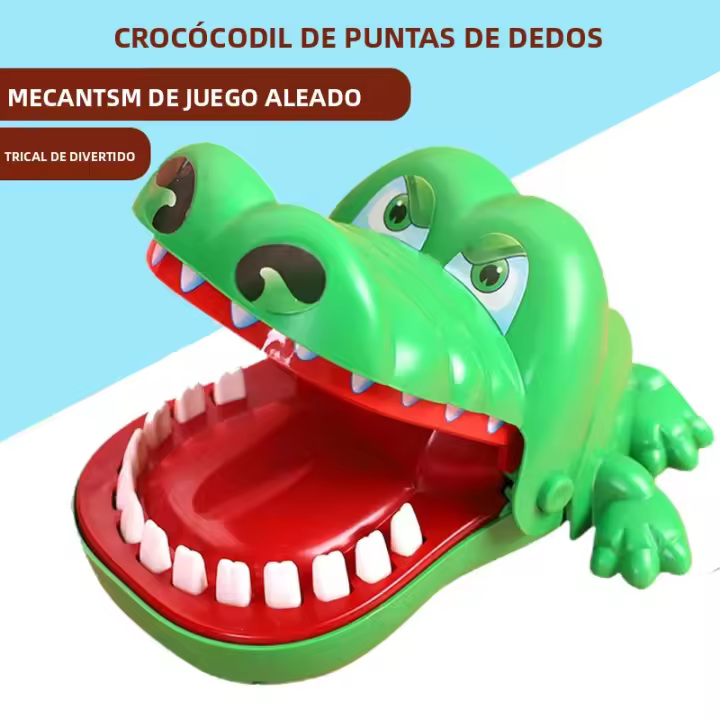 Juguete Divertido De Cocodrilo Mordedor De Dedos Para Juegos De Mesa En Fiestas Interactivo Para Niños Y Adultos Material ABS - 1