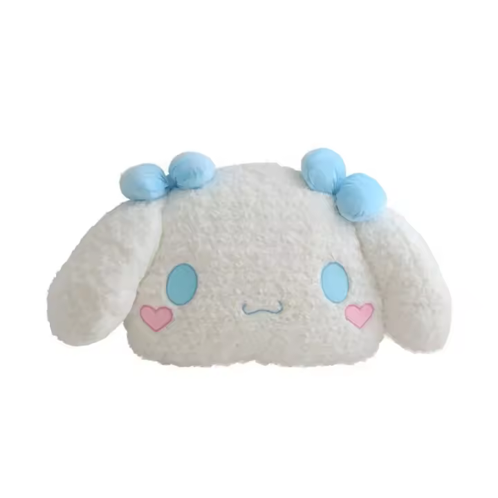 Cojín Grande De Peluche Sanrio Con Diseño De Cinnamoroll Y Rosas Para Niñas Y Niños Regalo De Vacaciones Con Relleno De Algodón PP - 1