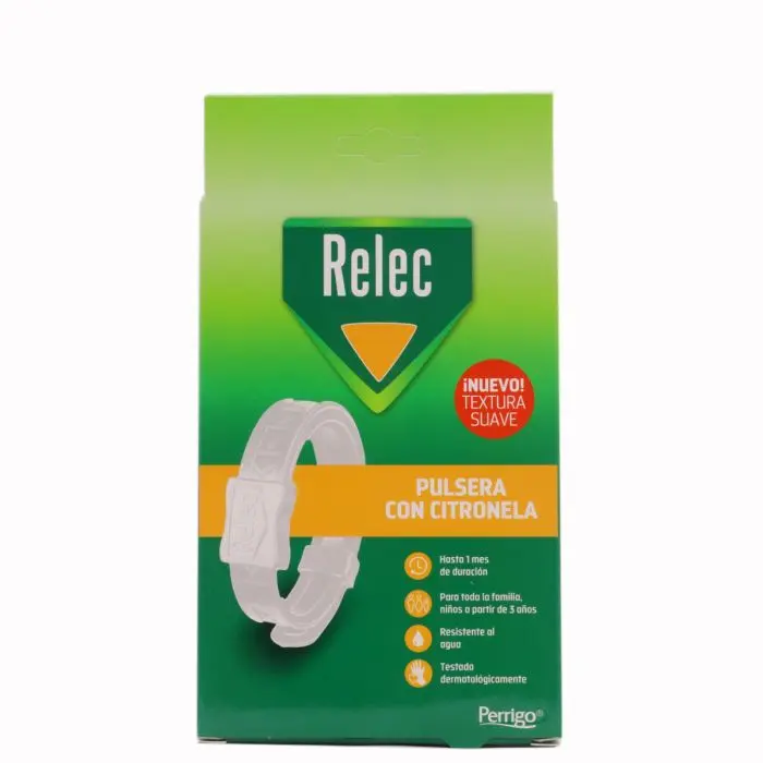 RELEC PULSERA CON CITRONELA ANTIMOSQUITOS COLOR BLANCA - 1