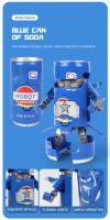 Figura De Acción De Robot Soda Deformada HUIQIBAO Modelo Creativo Guerero Juguete Educativo Para Niños Regalo Para Niños Hombres - details 7