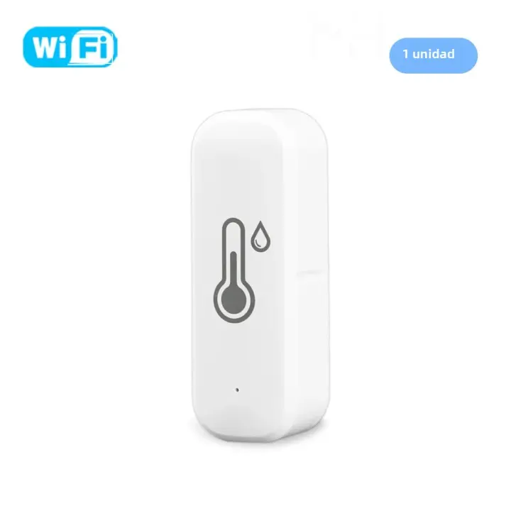 Sensor Inteligente De Temperatura Y Humedad Tuya Para El Hogar Compatible Con Alexa Y Google Home Monitorización WiFi/Zigbee - 1