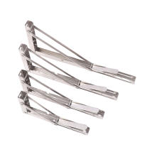 Pequeña Mesa Plegable De Acero Inoxidable Gris Para Caravana Accesorios De Coche Base De Escritorio Plegable Para Camping - details 10