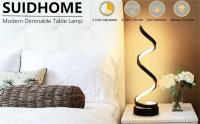 Lámpara De Mesa LED Moderna Para Sala De Estar Spiral Regulable Pequeña Para Lateral De Cama Y Escritorio Luz Nocturna Para Hogar - details 6