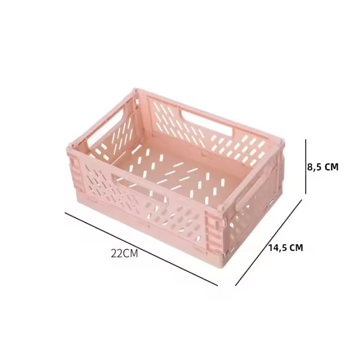 Cesta Plegable De Almacenamiento Para Armario Organizador De Cocina Y Baño Accesorios Para Ropa Juguetes Especias Condimentos Vegetales - 1