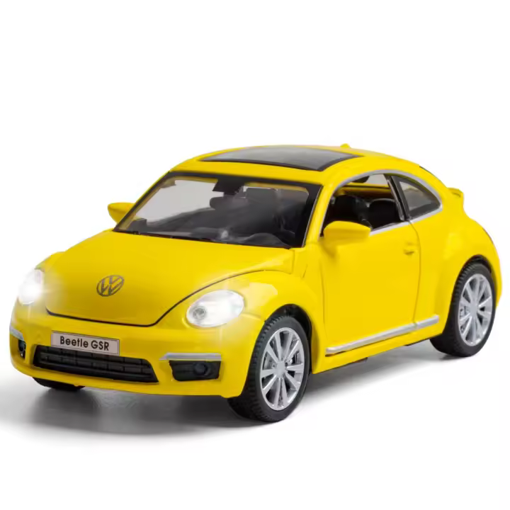 Volkswagen Beetle GSR 1:32 Modelo De Coche De Aleación Pull Back Para Niños Coche De Metal Para Negocios Modelo De Coche A134 - 1