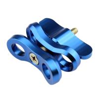 PULUZ Soporte De Cámara Para Natación Con Abrazadera De Bola Y Agujero Cerrado Aluminio CNC Accesorio Para Fotografía Subacuática Compatible Con Varias Marcas De Cámara De Acción - details 2