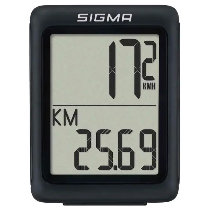 Sigma Ciclocomputador Bc 5.0 Wr Negro Cuentakilómetros - 1