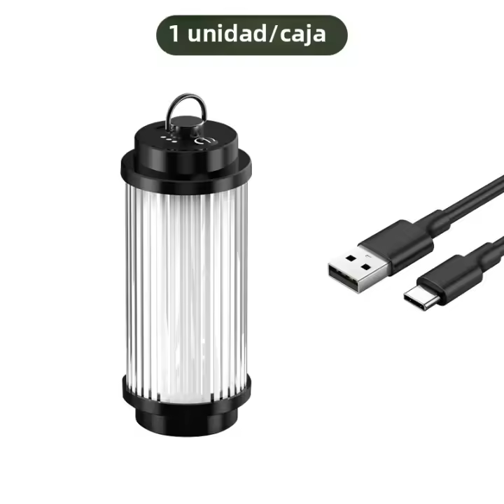 Linterna De Camping Recargable 3000mAh 38-KT Luz LED Miniatura Para Exteriores Y Tiendas De Campaña Fuerte Y Portátil - 1