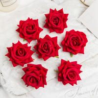 100Pcs Rosas De Seda Artificiales Para Decoración De Boda Navidad Hogar Jardín Arco DIY Regalo Caja De Caramelos Mayorista - details 15