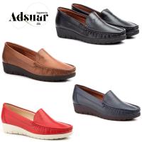 Mocasines con cuña de piel marca MC CAME fabricado en España - details 0