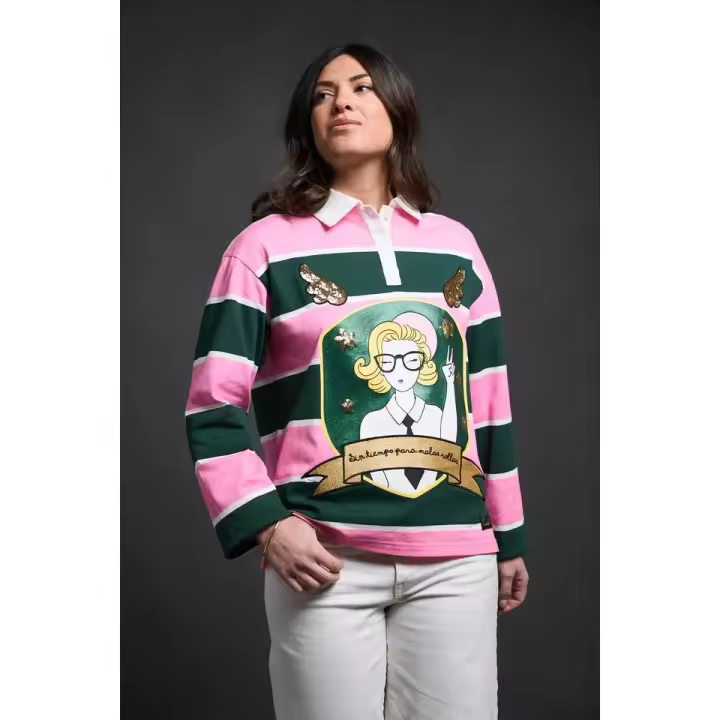 Anabel lee Marcas Mujer Ropa Camisetas y tops  Polo de rayas -Anabel Lee- Collage - 1