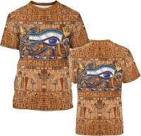 Camiseta Unisex De Estampado 3D BJU Ancient Egypt Estilo Casual Manga Corta Transpirable Para Viajes Y Uso Diario - details 8