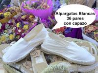 Alpargatas para bodas blancas 36 pares con regalo de capazo de esparto tarjetas para tallas y cuerda rústica detalles para invitadas de boda alpargatas para bodas en color blanco - details 2