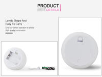 Lámpara Nocturna Para Niños Y Bebés Con Sensor Táctil De Silicona Suave 7 Colores Gato Dibujos Animados Decoración De Habitación Infantil - details 4