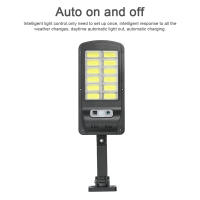 Luz De Calle Solar Exterior IP65 Impermeable Con Sensor De Movimiento Y Control Remoto LED Dusk to Dawn 6000K Luz Solar Para Exterior - details 4