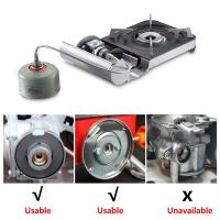 Adaptador De Gas Para Estufa De Camping Al Aire Libre Conversor De Estufa En Dos Partes Accesorios Para Cocina Y Pícnic - details 0