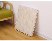 Alfombra De Piso De Espuma Con Patrón De Madera Superiormente Suave Y Duradera Para Área De Juego De Bebé Y Dormitorio 30*30cm Unisex - details 14