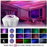 Proyector De Estrellas Aurora Para Decoración De Dormitorio Luz Nocturna Con Música Bluetooth Luz De Noche Estelar Y Luna - details 1