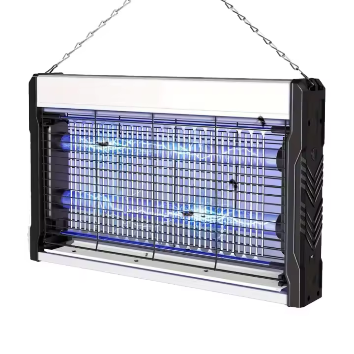 Mr Goodsy® Lámpara antimosquitos, Lampara mata insectos, mosquitos, moscas, polillas, Mata mosquitos eléctrico interior y exterior con luz UV, Libre de químicos, Seguro de usar en dormitorio, cocina, terraza - 1