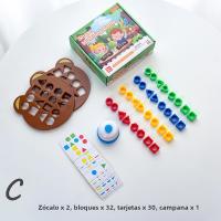 Juegos De Rompecabezas Educativos Para Niños Formas Geométricas Colores Tablero De Jigsaw Interacción Temprana Juguetes Unisex - details 10