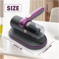 Aspirador de colchón Inalámbrico, Aspirador de Mano Antiácaros Inalámbrico, Potente, para Limpiar Cama y Almohadas - details 6