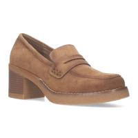 PuntoSalao Mocasines de tacón cómodo para mujer color camel VR3-537 los mocasines mas de moda para tu día a día - details 1
